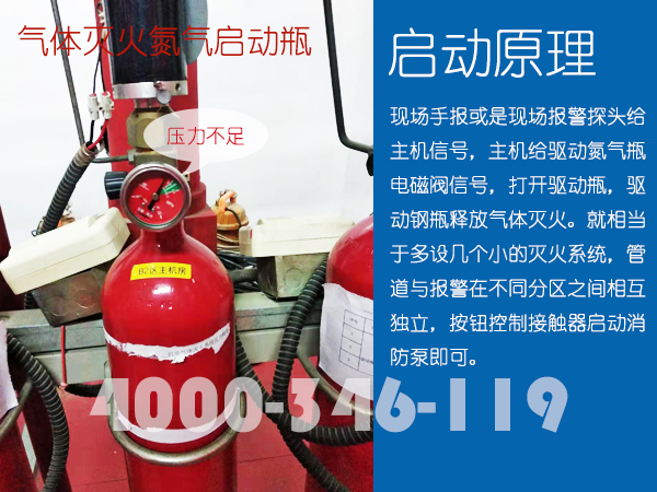 氣體滅火維保之啟動鋼瓶日常維保